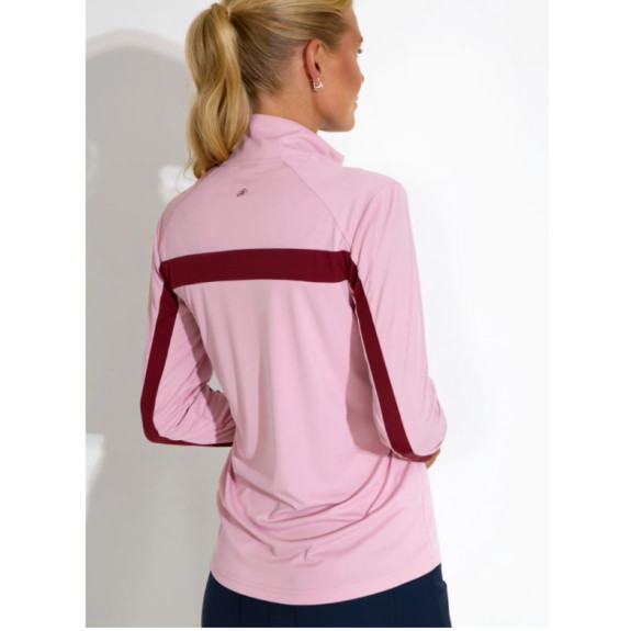 Pull 1/4 Zip Aloha UV Pink Femme