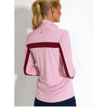 Pull 1/4 Zip Aloha UV Pink Femme