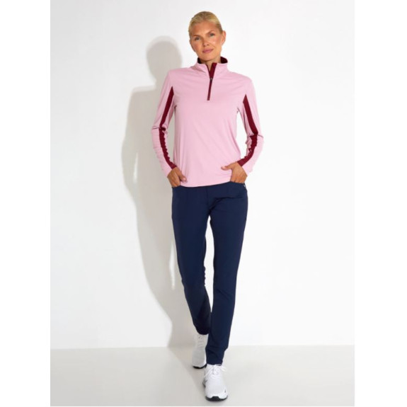 Pull 1/4 Zip Aloha UV Pink Femme