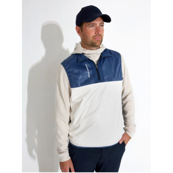 Veste Hybride 1/4 Zip Kingsbarns Steelblue Homme