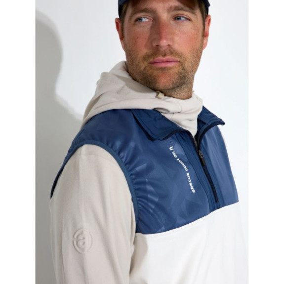 Veste Hybride 1/4 Zip Kingsbarns Steelblue Homme