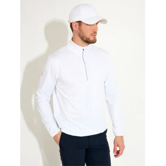 Veste 1/4 Zip Cradoc White Homme