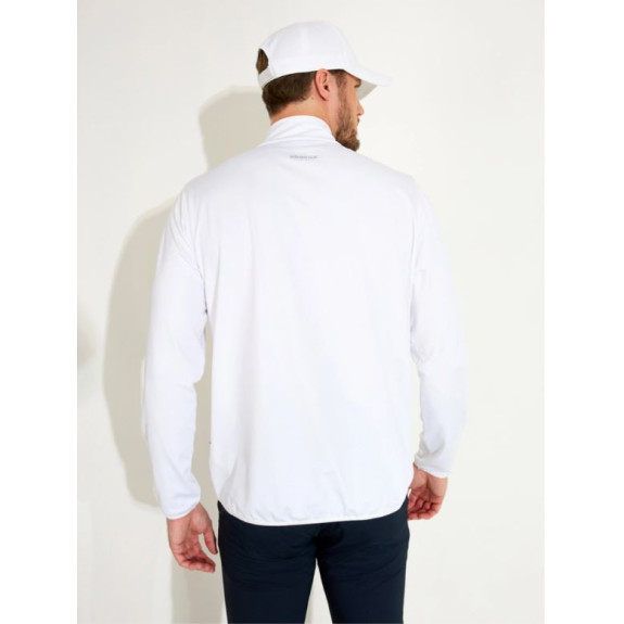 Veste 1/4 Zip Cradoc White Homme