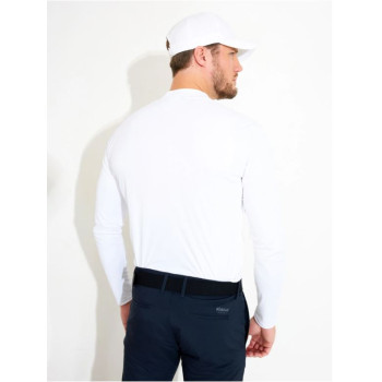 Polo Aloha UV White Homme
