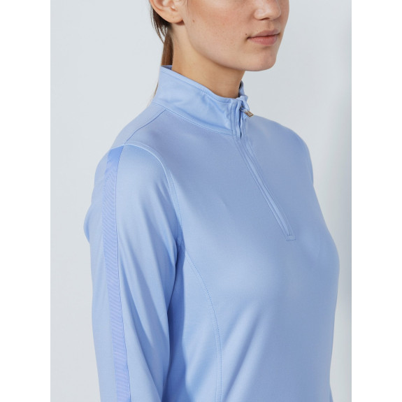 Midlayer 1/4 Zip Anna Blue Femme