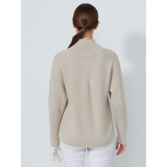 Pull Doublé 1/4 Zip Hudson Raw Femme