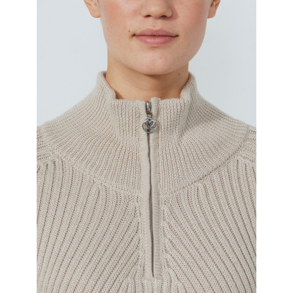 Pull Doublé 1/4 Zip Hudson Raw Femme