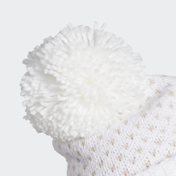 Bonnet Pom Beanie White Femme