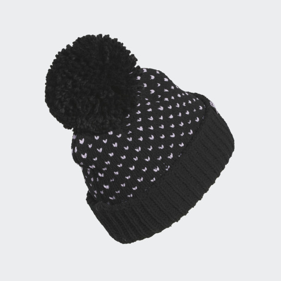Bonnet Pom Beanie Black Femme