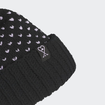 Bonnet Pom Beanie Black Femme