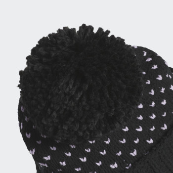 Bonnet Pom Beanie Black Femme