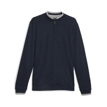 Pull 1/4 Zip Windblock Navy Homme