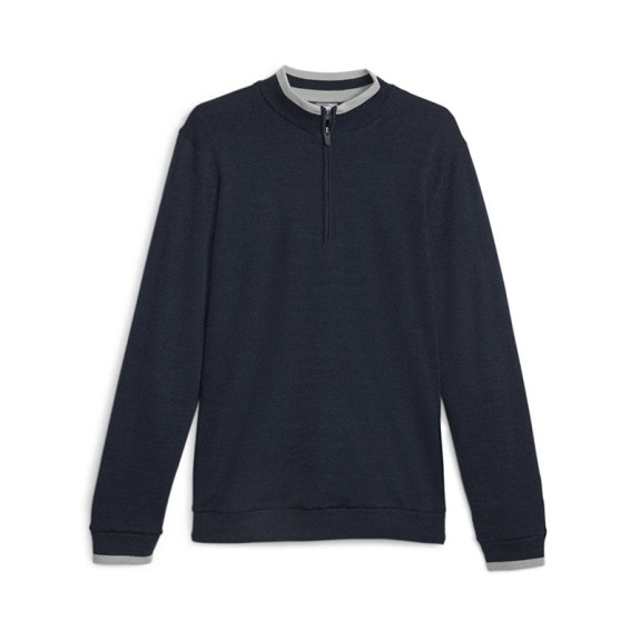 Pull 1/4 Zip Windblock Navy Homme
