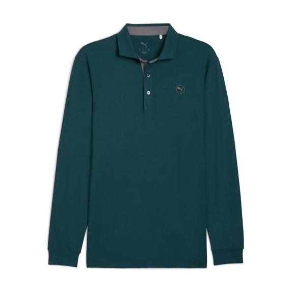 Polo Manches Longues Cloudspun Green Homme