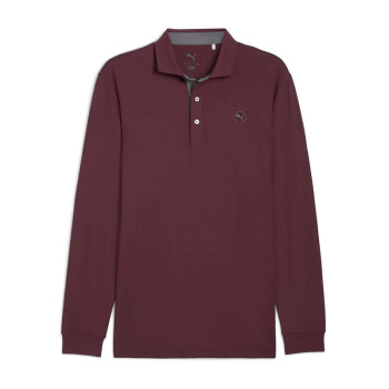 Polo Manches Longues Cloudspun Ruby Homme