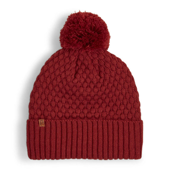 Bonnet Pom Beanie Red Femme