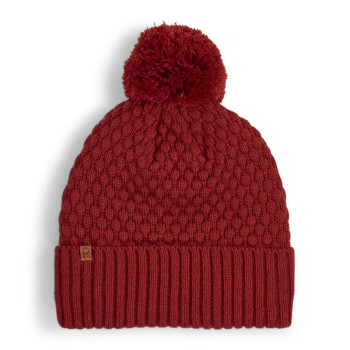 Bonnet Pom Beanie Red Femme