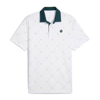 Polo Pure 2.0 Argyle White Homme
