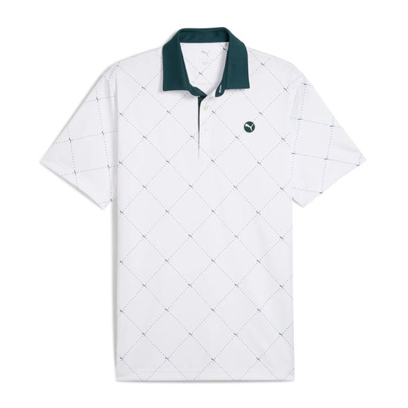 Polo Pure 2.0 Argyle White Homme