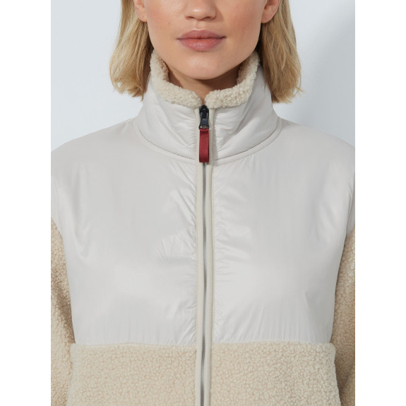 Veste Polaire Pile Beige Femme