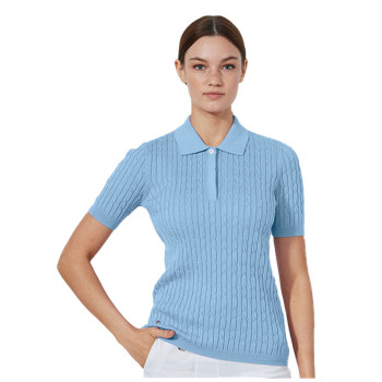 Polo Madelene Blue Heron Femme