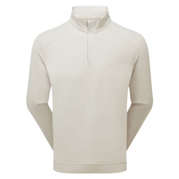 Pullover Ottoman 1/4 Zip ThermoSeries Crème Homme