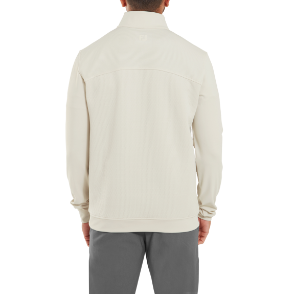 Pullover Ottoman 1/4 Zip ThermoSeries Crème Homme