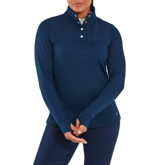 Pullover hybride ThermoSeries Marine Femme