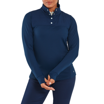 Pullover hybride ThermoSeries Marine Femme