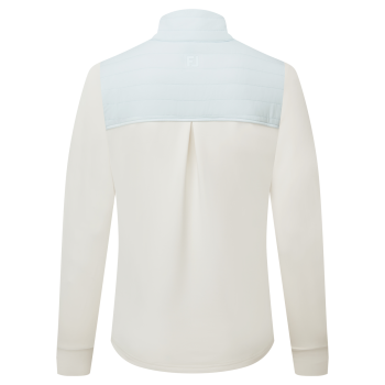 Pullover hybride ThermoSeries Blanc/Bleu Femme
