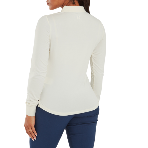 Polo manches longues ThermoSeries Blanc Femme