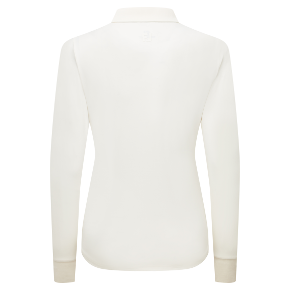 Polo manches longues ThermoSeries Blanc Femme