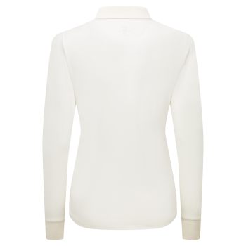 Polo manches longues ThermoSeries Blanc Femme