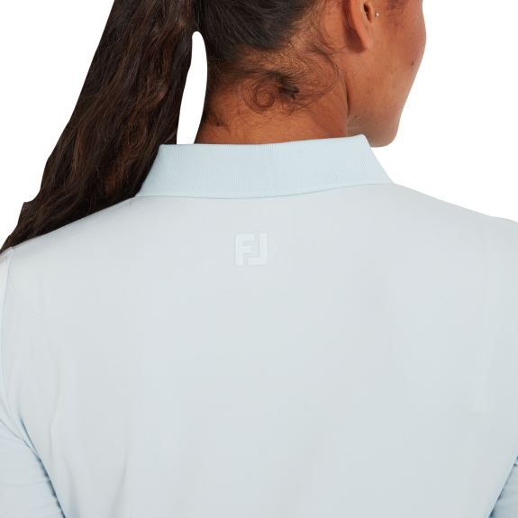 Polo manches longues ThermoSeries Bleu Polaire...