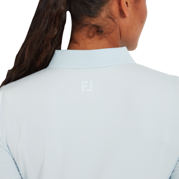 Polo manches longues ThermoSeries Bleu Polaire Femme