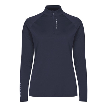 Veste 1/4 Zip Addy Long Sleeve Navy Femme
