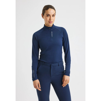 Veste 1/4 Zip Addy Long Sleeve Navy Femme 2