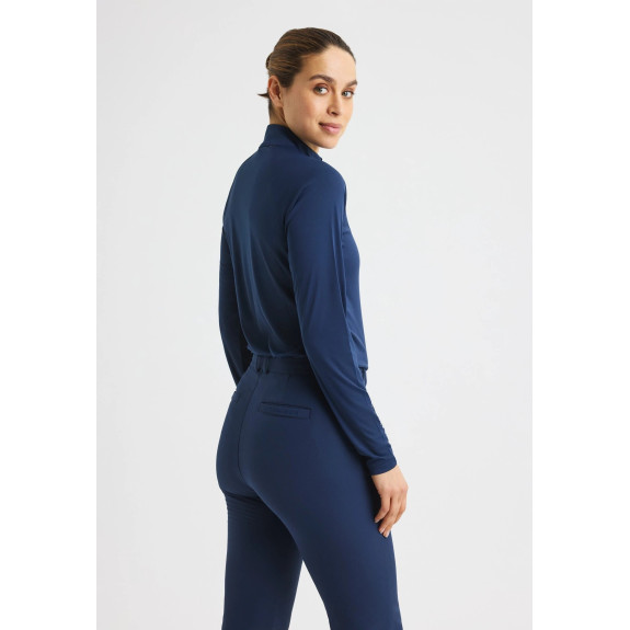 Veste 1/4 Zip Addy Long Sleeve Navy Femme