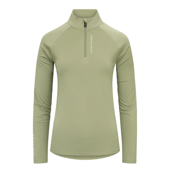 Veste 1/4 Zip Addy Long Sleeve Sage Green Femme