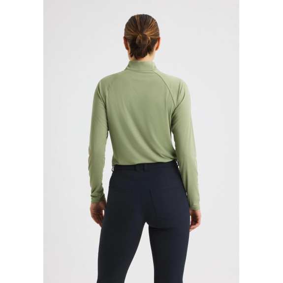 Veste 1/4 Zip Addy Long Sleeve Sage Green Femme