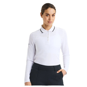 Polo manches longues Miriam White Femme