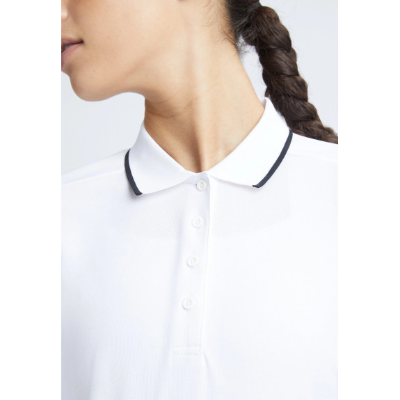 Polo manches longues Miriam White Femme