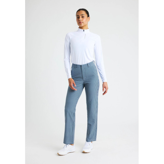 Pantalon Fairway Minicheck Navy Femme