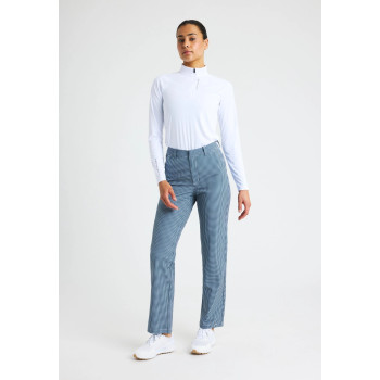 Pantalon Fairway Minicheck Navy Femme