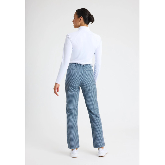 Pantalon Fairway Minicheck Navy Femme