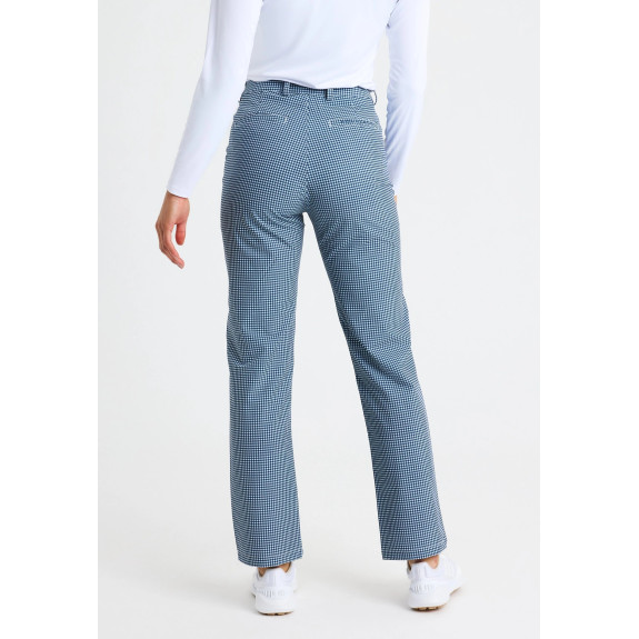 Pantalon Fairway Minicheck Navy Femme