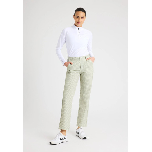 Pantalon Fairway Minicheck Sage Femme