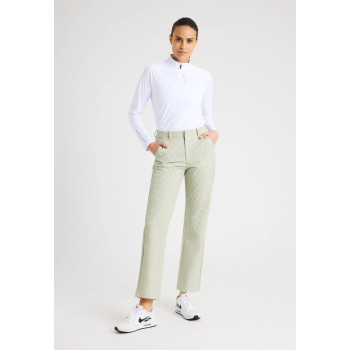 Pantalon Fairway Minicheck Sage Femme