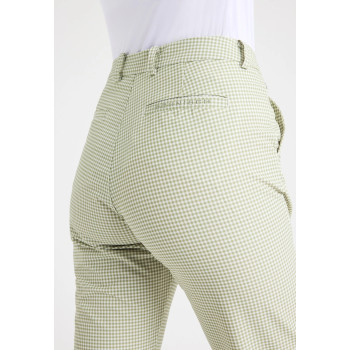 Pantalon Fairway Minicheck Sage Femme