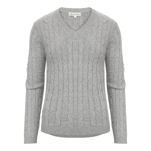 Pull Knitted Grey Femme